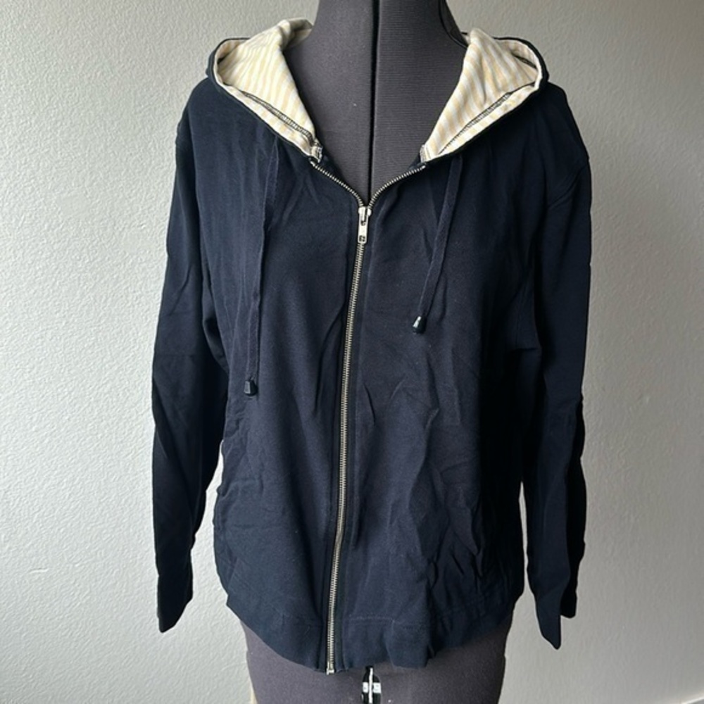 Top Thread jacket Navy and Yellow Nautical size Medium Cotton Athleisure